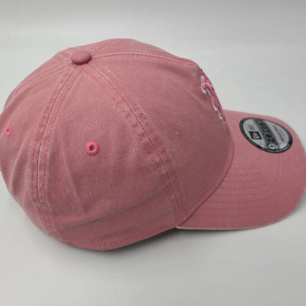 Women New York Mets Hat Snapback New Era 9Forty Pink White MLB Baseball A-Frame